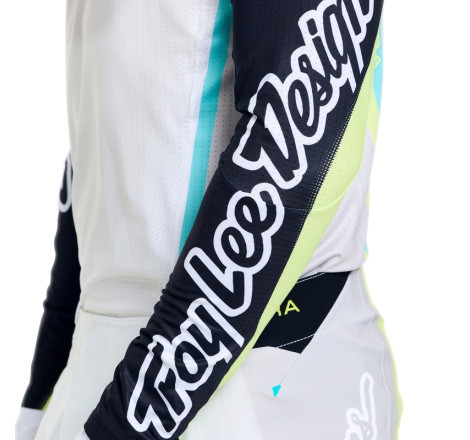 Maillot TROY LEE DESIGNS SE Ultra - Vision Stone White/Carbon