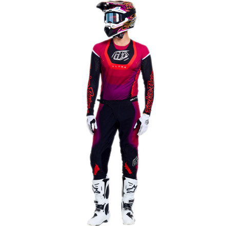 Maillot TROY LEE DESIGNS SE Ultra - Vision noir/fuschia