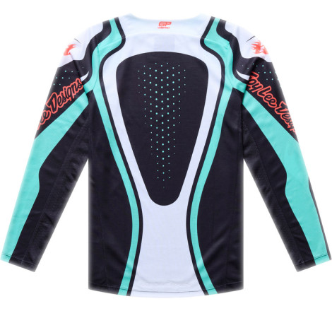 Maillot enfant TROY LEE DESIGNS GP Pro - Roller noir/Teal