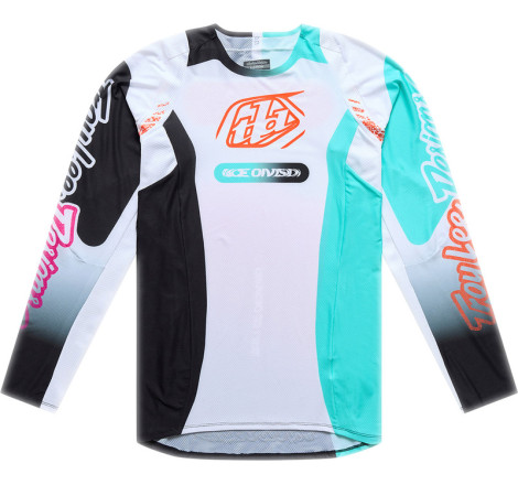 Maillot TROY LEE DESIGNS SE Pro - Sever blanc/Teal