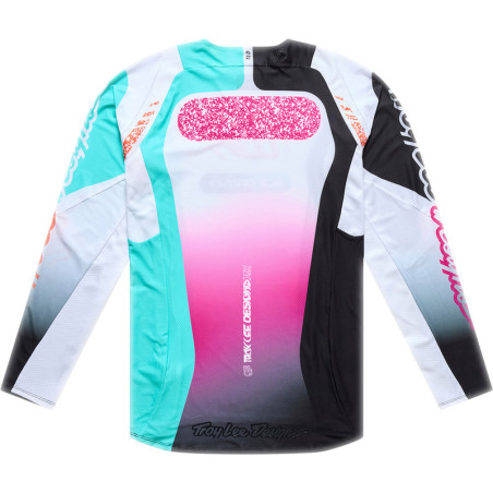 Maillot TROY LEE DESIGNS SE Pro - Sever blanc/Teal