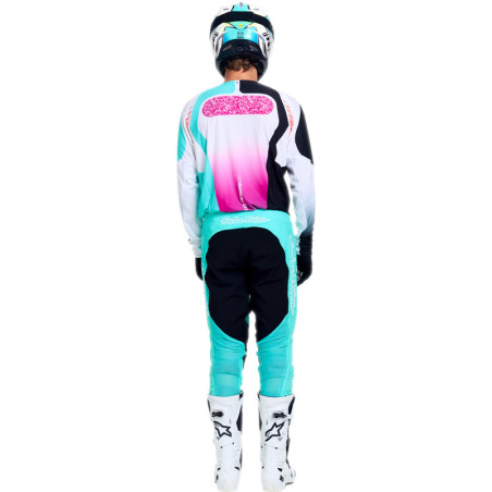 Maillot TROY LEE DESIGNS SE Pro - Sever blanc/Teal