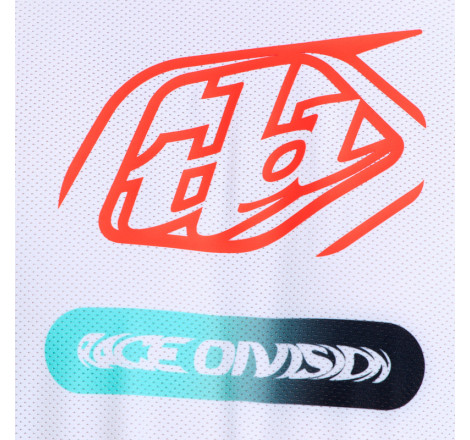 Maillot TROY LEE DESIGNS SE Pro - Sever blanc/Teal