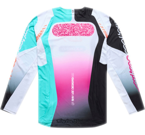 Maillot TROY LEE DESIGNS SE Pro - Sever blanc/Teal