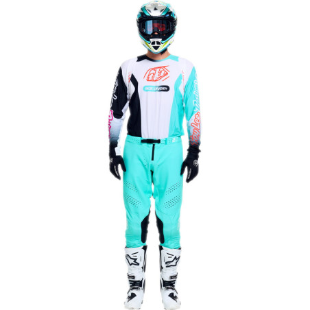 Maillot TROY LEE DESIGNS SE Pro - Sever blanc/Teal