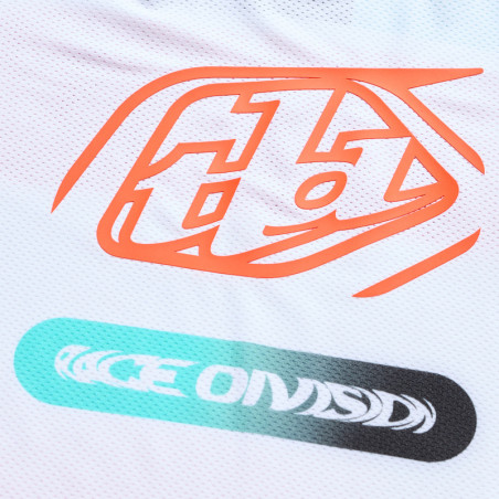Maillot TROY LEE DESIGNS SE Pro - Sever blanc/Teal