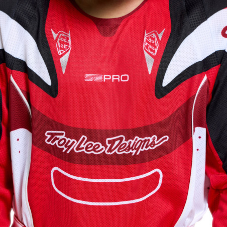 Maillot enfant TROY LEE DESIGNS SE Pro - Salvo rouge/blanc