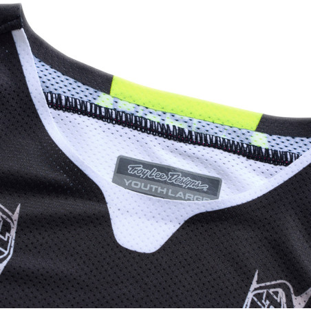 Maillot enfant TROY LEE DESIGNS SE Pro - Salvo noir/blanc