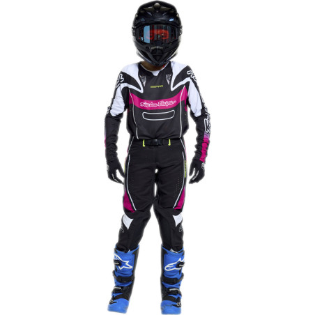 Maillot enfant TROY LEE DESIGNS SE Pro - Salvo noir/blanc