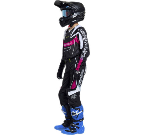 Maillot enfant TROY LEE DESIGNS SE Pro - Salvo noir/blanc