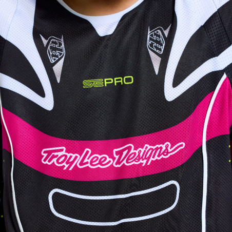 Maillot enfant TROY LEE DESIGNS SE Pro - Salvo noir/blanc