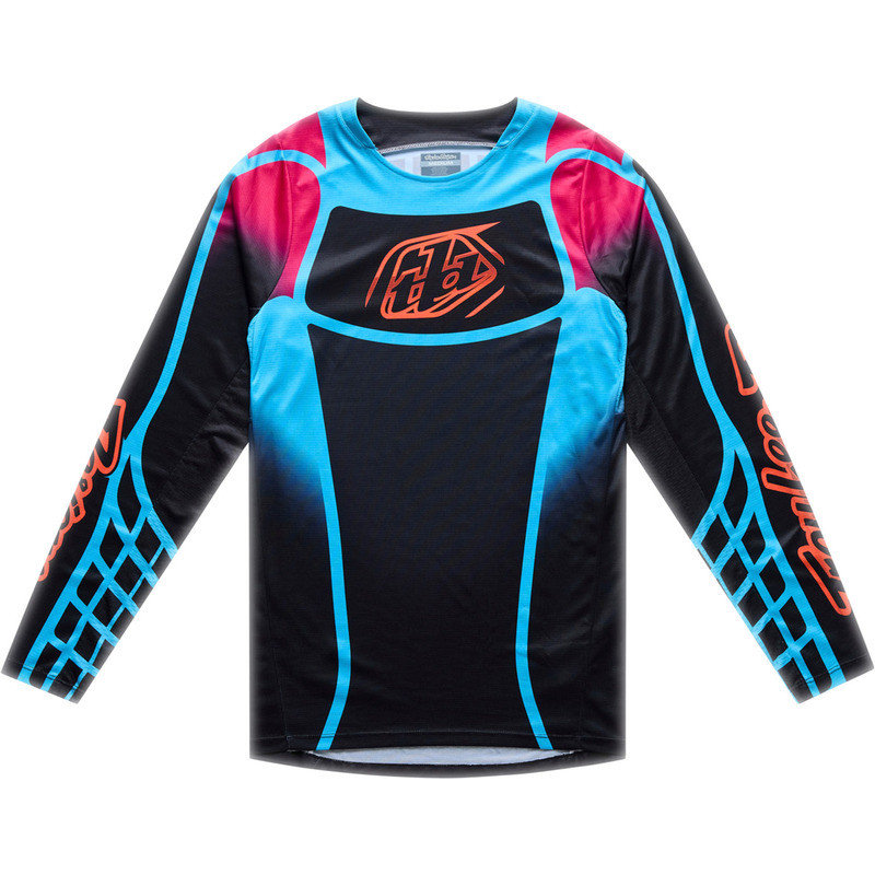 Maillot TROY LEE DESIGNS GP Pro - Framework noir/cyan