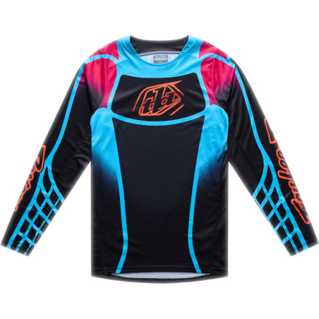 Maillot TROY LEE DESIGNS GP Pro - Framework noir/cyan