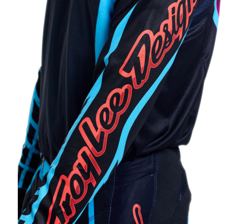 Maillot TROY LEE DESIGNS GP Pro - Framework noir/cyan