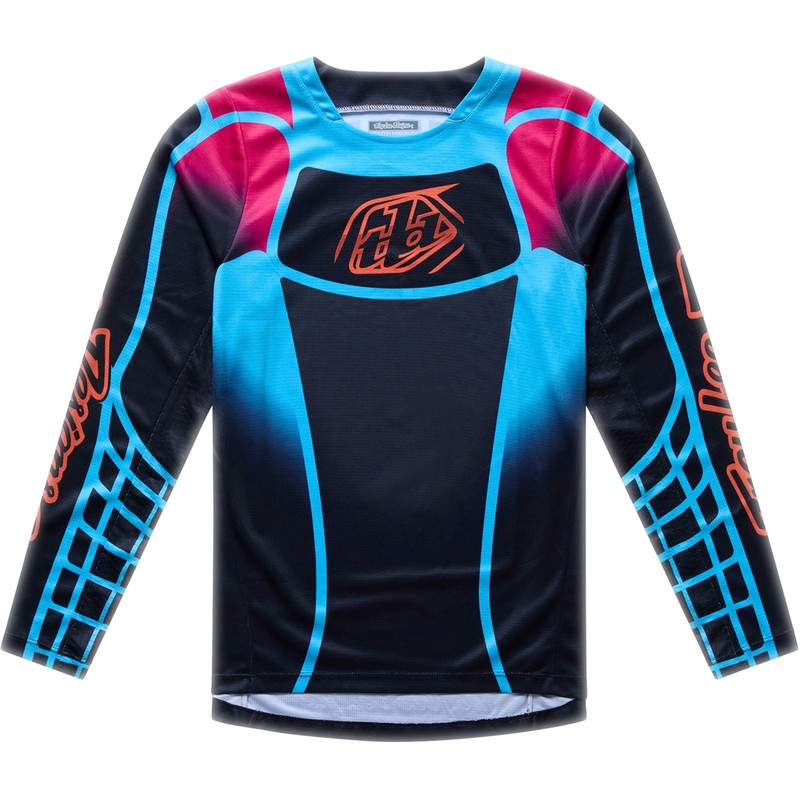 Maillot enfant TROY LEE DESIGNS GP Pro - Framework noir/cyan
