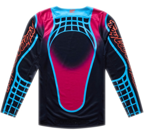 Maillot enfant TROY LEE DESIGNS GP Pro - Framework noir/cyan