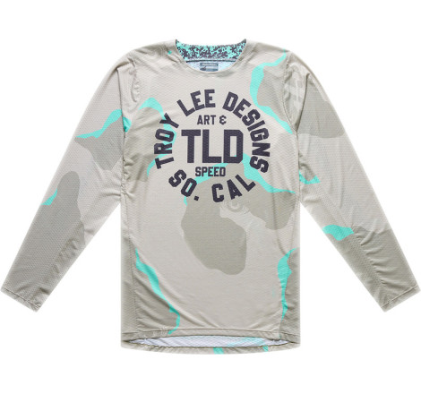 Maillot TROY LEE DESIGNS GP Pro Air - Camo Aqua Desert