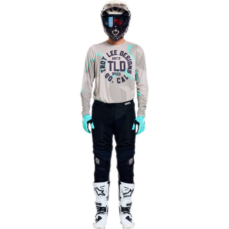 Maillot TROY LEE DESIGNS GP Pro Air - Camo Aqua Desert