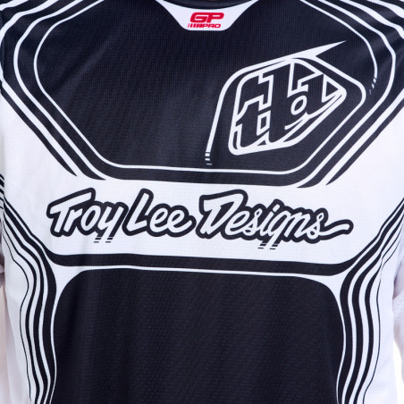 Maillot TROY LEE DESIGNS GP Pro - Streamline noir/blanc