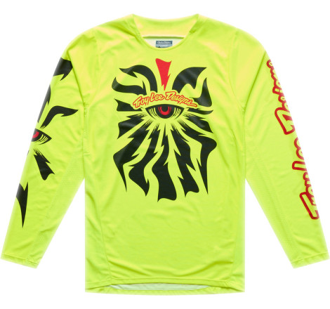 Maillot TROY LEE DESIGNS GP Pro - Cyclops jaune fluo