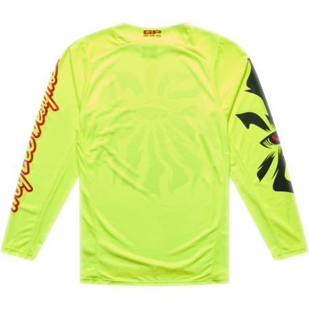 Maillot TROY LEE DESIGNS GP Pro - Cyclops jaune fluo