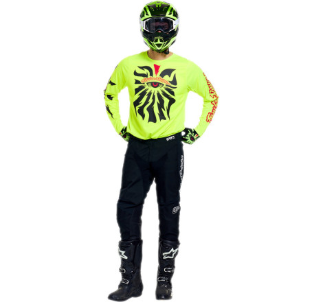 Maillot TROY LEE DESIGNS GP Pro - Cyclops jaune fluo