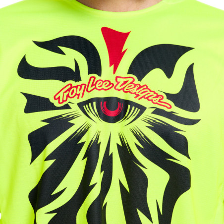 Maillot TROY LEE DESIGNS GP Pro - Cyclops jaune fluo
