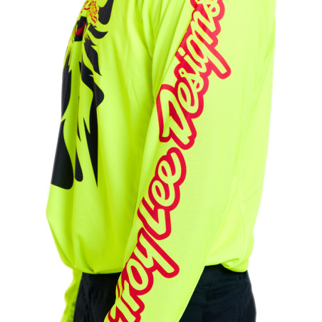 Maillot TROY LEE DESIGNS GP Pro - Cyclops jaune fluo