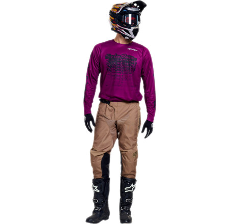 Maillot TROY LEE DESIGNS GP Pro - Stamp fuschia