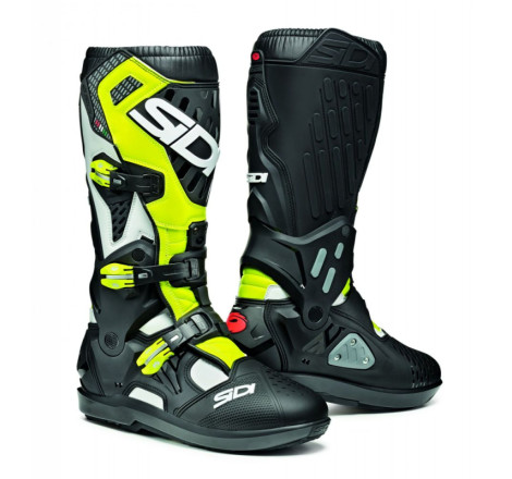 Bottes SIDI Atojo SRS Pointure 43 - blanc/jaune