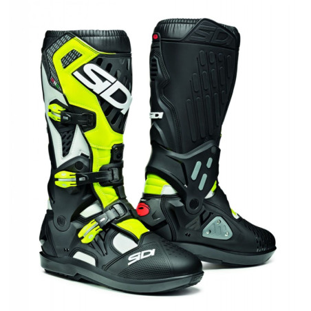 Bottes SIDI Atojo SRS Pointure 45 - blanc/jaune