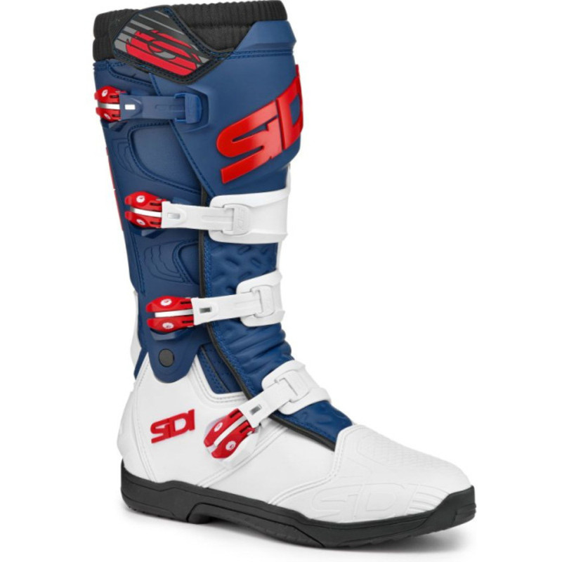 Bottes SIDI Xpower SC Pointure 45 - blanc/rouge