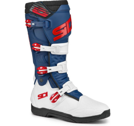 Bottes SIDI Xpower SC Pointure 43 - blanc/rouge