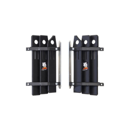 Protections de radiateur AXP Xtrem - PEHD 8 mm - noir