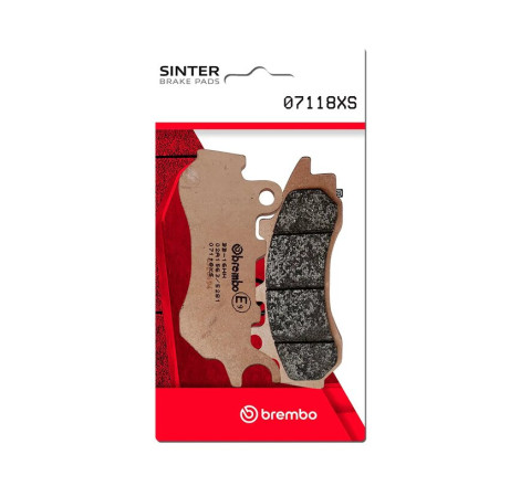 Plaquettes de frein BREMBO Scooter métal fritté - 07118XS