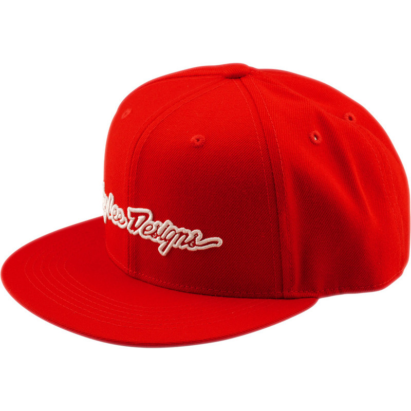 Casquette TROY LEE DESIGNS Flat Bill Snapback Signature - Team Red