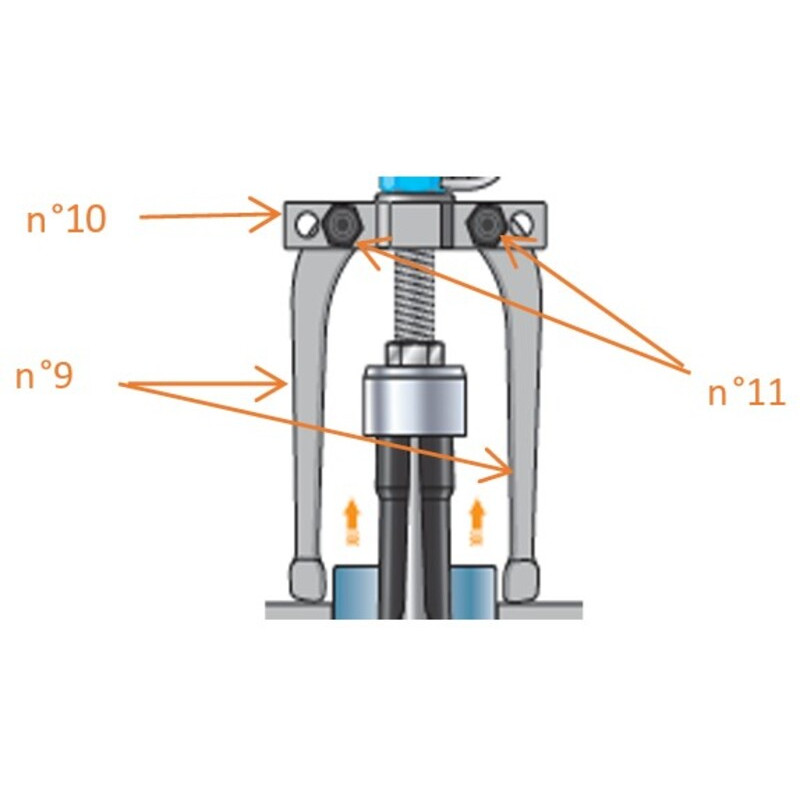 Jeu de pièces détachées NTN K2 pour kit extracteur de roulements 5-44
