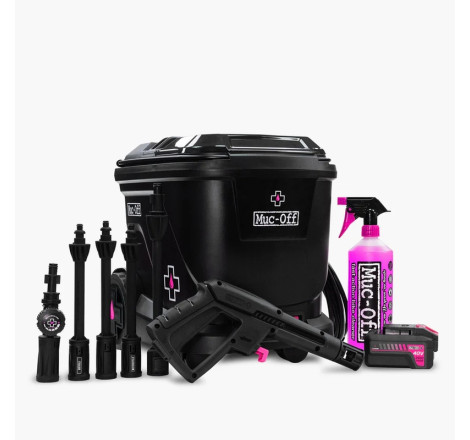 Nettoyeur haute-pression mobile pour motos Muc-Off - lavage moto professionnel portable