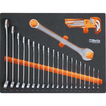 Combinaison d’ameublement d’atelier Beta Tools C45PRO 2.0 W avec 268 outils Beta Worker