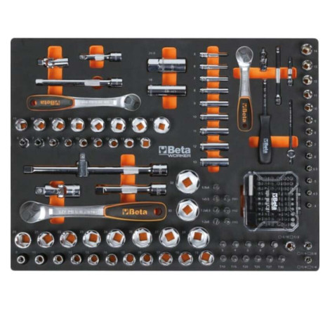 Combinaison d’ameublement d’atelier Beta Tools C45PRO 2.0 W avec 268 outils Beta Worker