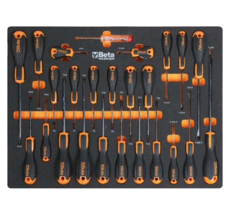 Combinaison d’ameublement d’atelier Beta Tools C45PRO 2.0 W avec 268 outils Beta Worker