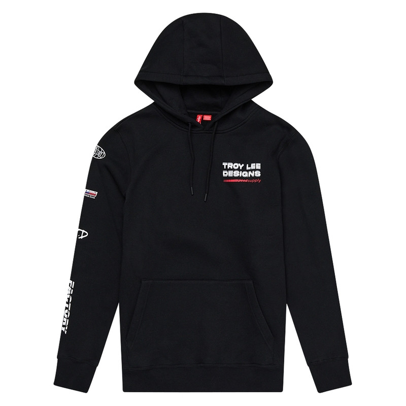 Hoodie TROY LEE DESIGNS Factory - noir