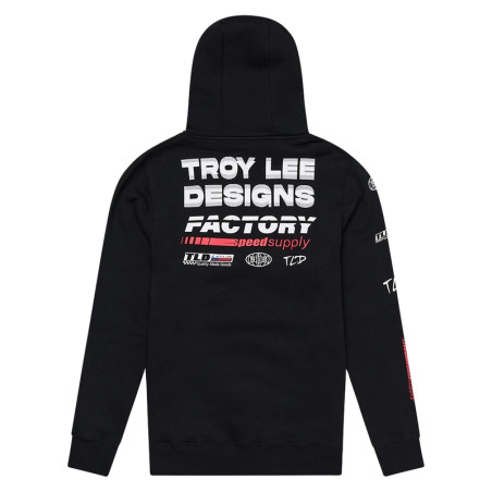 Hoodie TROY LEE DESIGNS Factory - noir