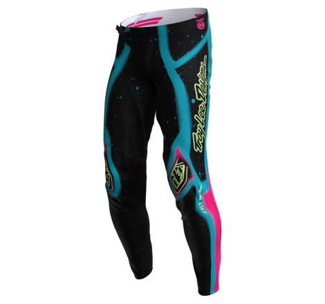 Pantalon TROY LEE DESIGNS SE Ultra Membrane Taille 34 - noir/jaune