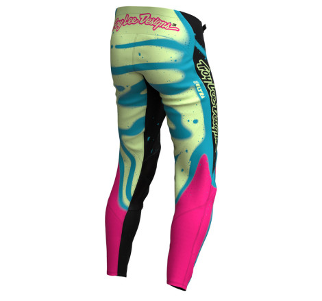 Pantalon TROY LEE DESIGNS SE Ultra Membrane Taille 34 - noir/jaune