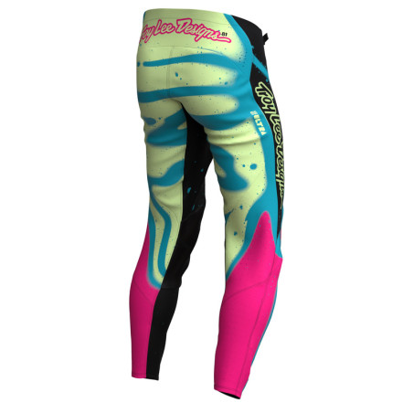 Pantalon TROY LEE DESIGNS SE Ultra Membrane Taille 34 - noir/jaune