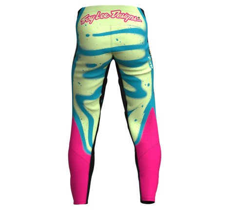 Pantalon TROY LEE DESIGNS SE Ultra Membrane Taille 34 - noir/jaune