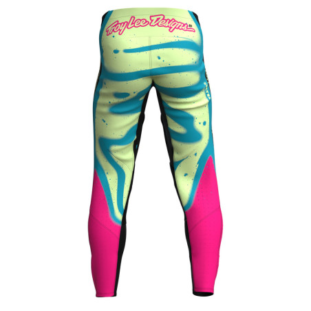 Pantalon TROY LEE DESIGNS SE Ultra Membrane Taille 34 - noir/jaune