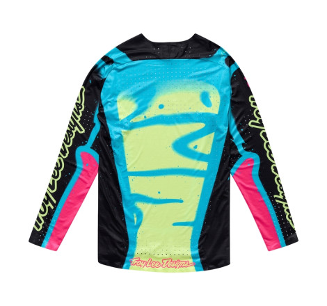 Maillot TROY LEE DESIGNS SE Ultra Membrane Taille L - noir/jaune