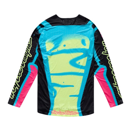 Maillot TROY LEE DESIGNS SE Ultra Membrane Taille L - noir/jaune
